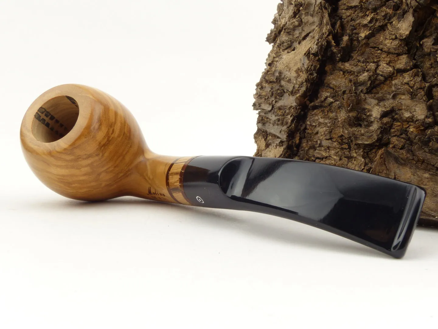Molina Zebrano Pfeife Olive 2 – Produktbild 5