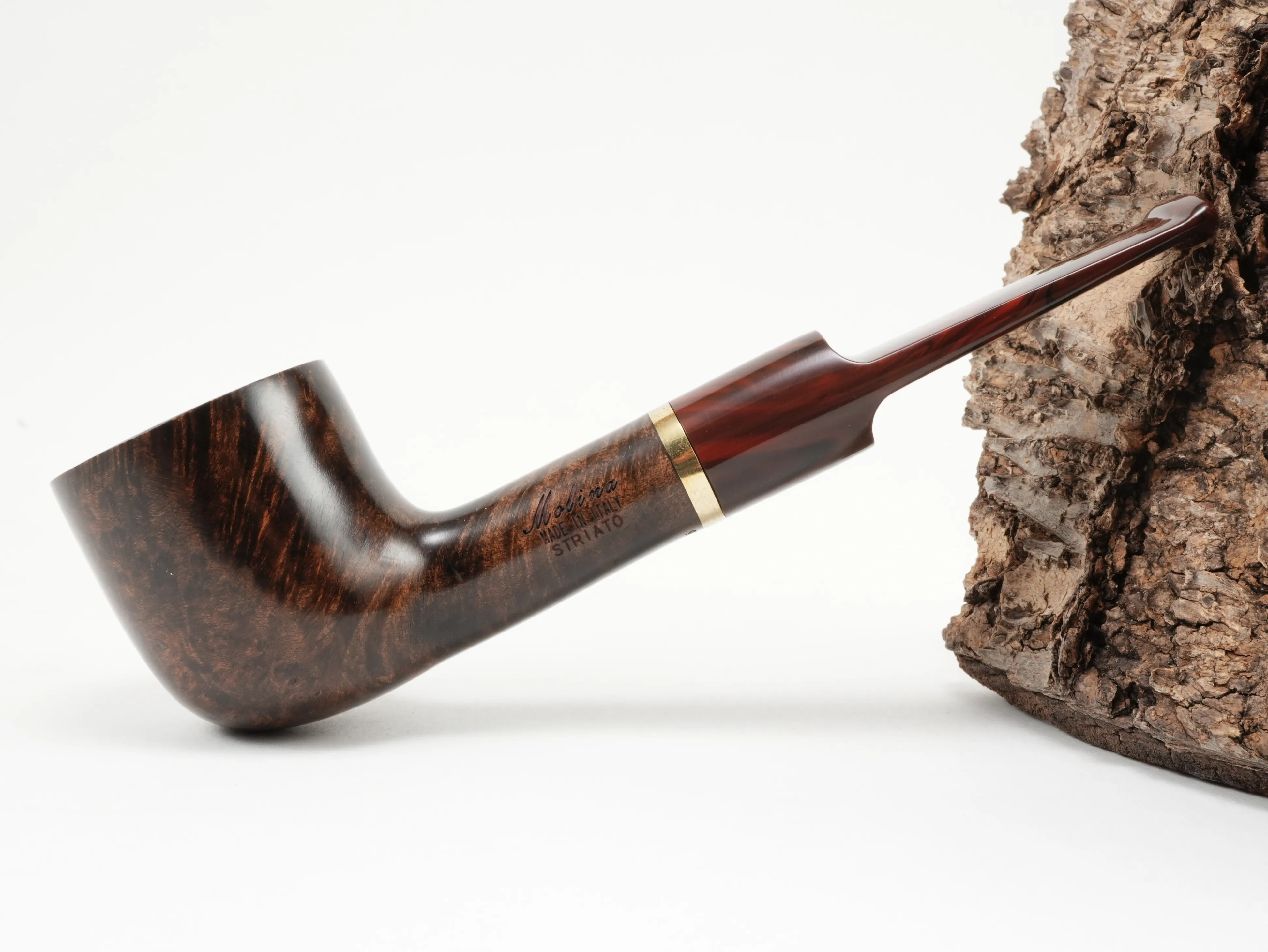 Molina Striato Pfeife dunkelbraun 3 – Produktbild 2