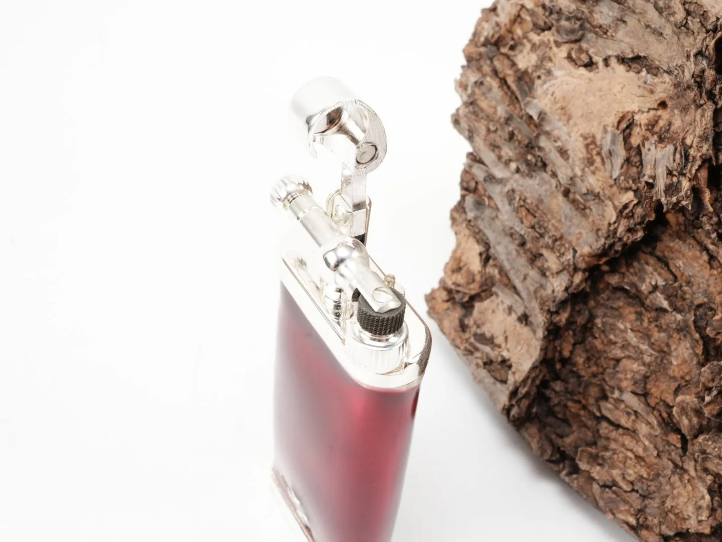 Sillem's Pfeifenfeuerzeug Sterling Silber Rot – Produktbild 6