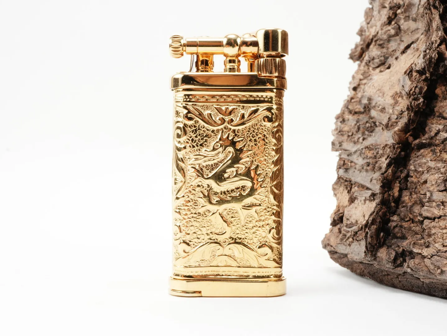 Sillem's Pfeifenfeuerzeug Dragon Gold Sterling – Produktbild 3