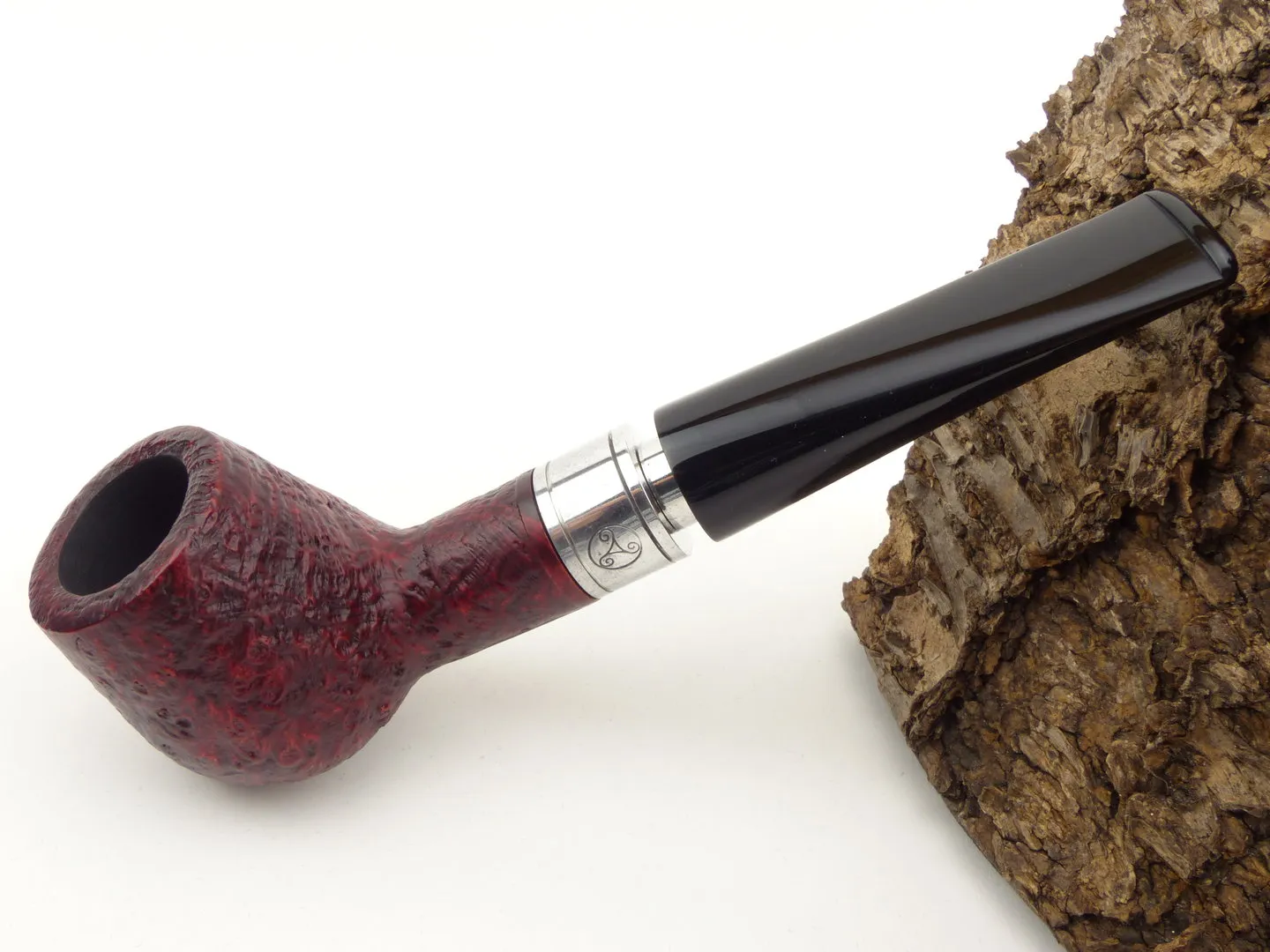 Rattray's Monarch Pfeife 18 sand rot schwarz