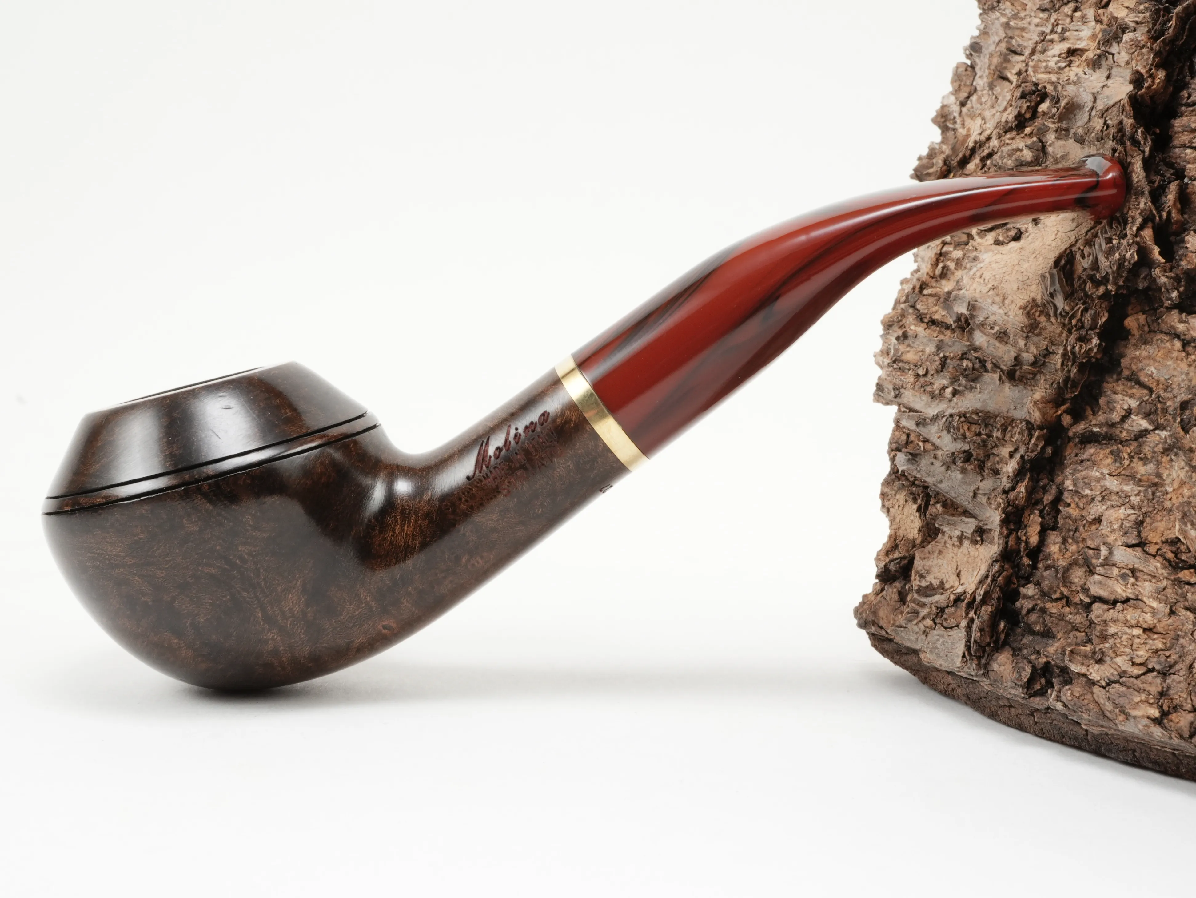 Molina Striato Pfeife dunkelbraun 6 – Produktbild 2